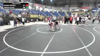 144 lbs 3rd Place - Robert Mitchell, No Team vs Mesiah Valdez, Sunnyside Ironman