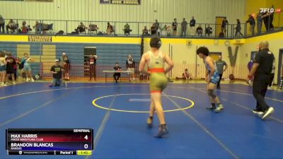 157 lbs Semifinal - Max Harris, Maize Wrestling Club vs Brandon Blancas, Kansas