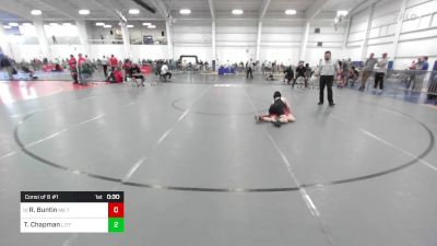 82 lbs Consi Of 8 #1 - Ryker Buntin, ME Trappers WC vs Tyler Chapman, Littleton Youth Wrestling
