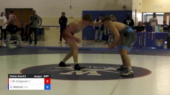 86 lbs Champ. Round 2 - Martin Cosgrove, Pennsylvania RTC vs Owen Webster, Gopher Wrestling Club - RTC