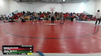 106 lbs 11th Place Match - Israel Trujillo, Pueblo County vs Roman Balcazar, Fort Lupton
