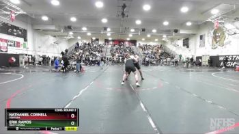 285 lbs Cons. Round 2 - Erik Ramos, West Covina vs Nathaniel Cornell, Ventura