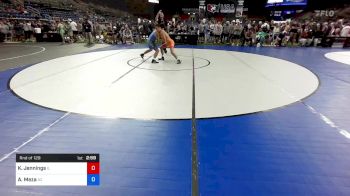 132 lbs Rnd Of 128 - Keygan Jennings, Illinois vs Adrian Meza, Arizona