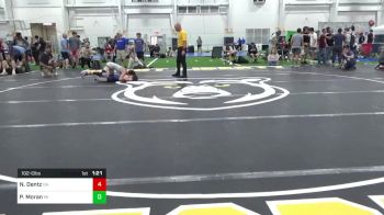 102-C lbs 7th Place - Nathan Dentz, OH vs Pierce Moran, MI