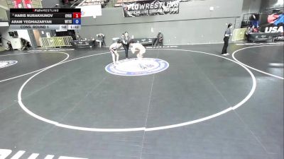 115 lbs Cons. Round 1 - Haris Nurakhunov, Community Youth Center - Concord Campus Wrestling vs Aram Yeghiazaryan, World Team Training Center