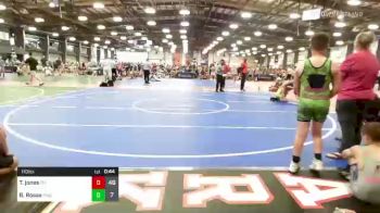 110 lbs Rr Rnd 3 - Tatum Jones, Fort Hammers vs Baron Rosas, Ragin Raisins Niagara