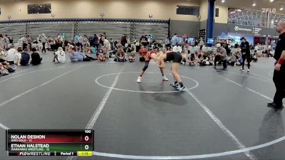 100 lbs Round 3 (4 Team) - Nolan DeShon, Ohio Gold vs Ethan Halstead, Warhawks Wrestling