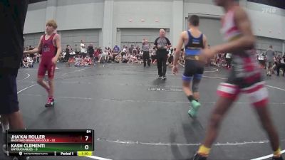 90 lbs Round 7 (10 Team) - Braxton Plunk, Backyard Brawlers Gold vs Brennan Veverka, Untouchables