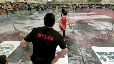 60 lbs Quarterfinal - Eddie Sylva, Cobbler Kids Wrestling vs Jax Caven, Da Vinci Wrestling Club