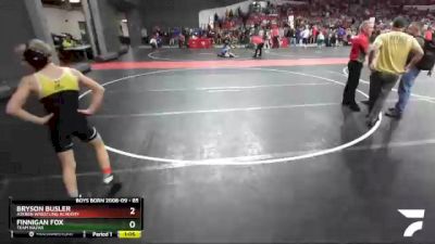 85 lbs Cons. Round 5 - Bryson Busler, Askren Wrestling Academy vs Finnigan Fox, Team Nazar