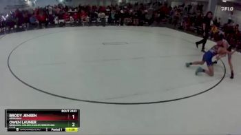 109 lbs Quarterfinal - Owen Launer, Nebraska Golden Eagles Wrestling Club vs Brody Jensen, Nebraska