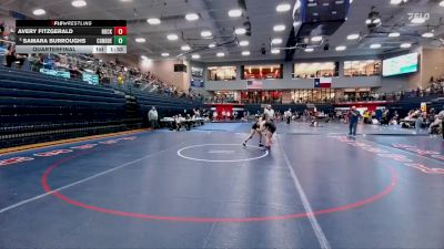 126 lbs Quarterfinal - Samara Burroughs, Conroe vs Avery Fitzgerald, Rockwall