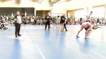 130 lbs Rr Rnd 3 - Sophia Lee, NewWhale Pink - Girls vs Brianna Ferrone, Sassy Lassies FIWC - Girls