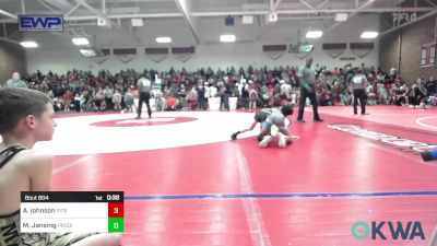 61 lbs Round Of 16 - Andrew Johnson, Pitbull Wrestling Academy vs Max Jansing, Prodigy Wrestling