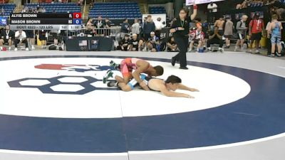 120 lbs Cons. Rd Of 32 - Alyis Brown, Florida vs Mason Brown, North Carolina