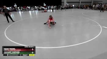 150 lbs Cons. Round 2 - Zachary Shepard, Mid South Wrestling Club vs Noah Troxel, Nebraska Wrestling Academy