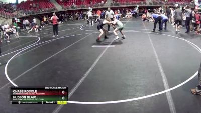 105 lbs 3rd Place Match - Chase Rocole, Iron Hawk Wrestling Academy vs Hudson Blair, Powerhouse Wrestling Club