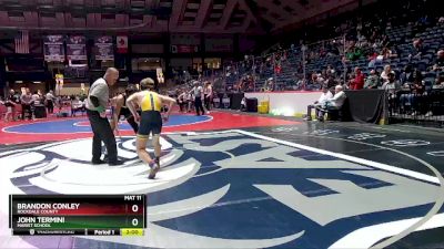 6A-126 lbs Champ. Round 1 - John Termini, Marist School vs Brandon Conley, Rockdale County