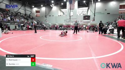 64 lbs Rr Rnd 4 - Clement Rodriquez, Owasso Takedown Club vs Ryder Sumka, Henryetta Knights Wrestling Club