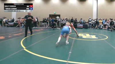 126 lbs Champ. Rd Of 64 - Kelly Corson, River Wrestling Club vs Brian Corbin, Wyoming Seminary