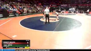 1A 113 lbs Semifinal - Tony Keene, Harrisburg vs Emmett Nelson, Richmond (Burton)