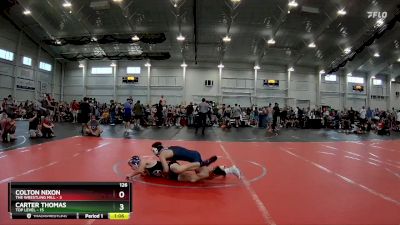 126 lbs Round 4 (6 Team) - Carter Thomas, Top Level vs Colton Nixon, The Wrestling Mill