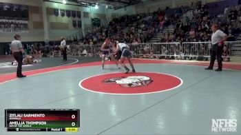 126 lbs 3rd Place Match - Amellia Thompson, Rim Of The World vs Zitlali Sarmiento, Norwalk