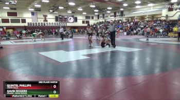 JV-12 lbs 3rd Place Match - Gavin Rogers, Prairie, Cedar Rapids vs Quintel Phillips, Cedar Falls