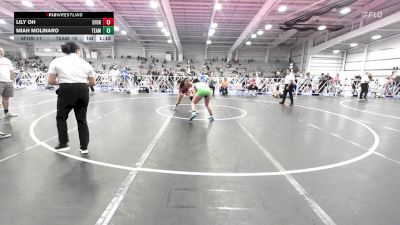 138 lbs 3rd Place - Lily Oh, 5forty Lady Brawlers vs Miah Molinaro, Team RJN Green