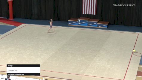 Taya Kim - Hoop - 2021 Rhythmic Elite Qualifier