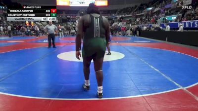 1-5A 235 Quarterfinal - Mikeala Cooper, J.U. Blacksher vs Kourtney Bufford, John Carroll Catholic HS
