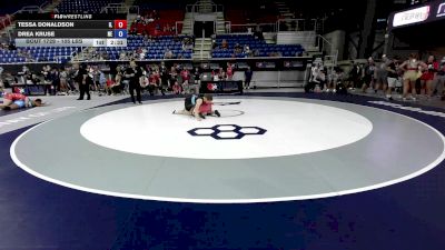 105 lbs Cons. Rd Of 64 - Tessa Donaldson, IL vs Drea Kruse, NE