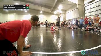 60 lbs Consi Of 8 #2 - Dylan Nettles, Fort Gibson Youth Wrestling vs Liam Hemenway, Hilldale Youth Wrestling Club