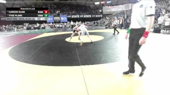 Boys 1B/2B 138 Semifinal - Tyge Plank, Tonasket vs Carson Kline, Reardan