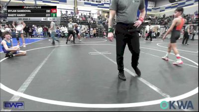 86 lbs Rr Rnd 3 - Rylan Sandoval, Cowboy Wrestling Club vs Rhett Hardy, Standfast