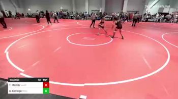 144 lbs Semifinal - Taylor Mahler, Hampton-Dumont vs Akeakamai Cariaga, Fcahi