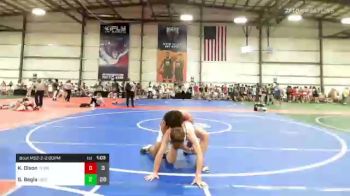 152 lbs Rr Rnd 2 - Kaden Olson, Team Utah Arches vs Gabe Begla, Diesel