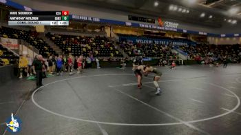 165 lbs Cons. Round 1 - Anthony Nolden, Brown Deer/Messmer/Shorewood vs Jude Seebeck, Iowa City, City High