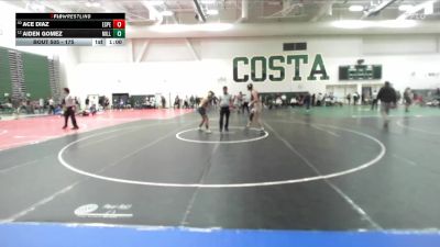 175 lbs Cons. Round 3 - Ace Diaz, Simi Valley vs Aiden Gomez, Millikan