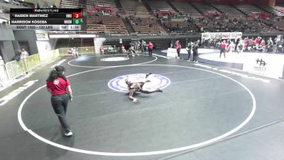 132 lbs Champ. Rd Of 16 - Raiden Martinez, Reign Wrestling Club vs Harrison Koseba, Windsor High School Wrestling