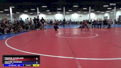 71 lbs Placement Matches (8 Team) - Travon Cleveland, North Carolina vs Hunter Coleman, Louisiana