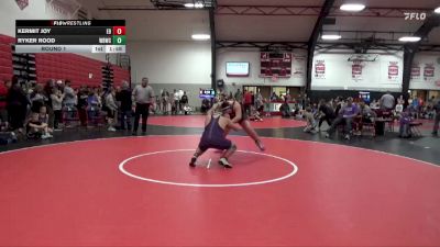 181-209 lbs Round 1 - Ryker Rood, West Branch Wrestling Club vs Kermit Joy, Keokuk Kids Wrestling Club