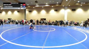 126 lbs Cons. Round 3 - Sean Elliott, New Jersey vs Kade Mustin, New York
