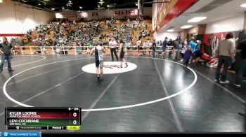 126 lbs Cons. Semi - Kyler Loomis, Riverton Middle School vs Levi Cochrane, Greybull MS