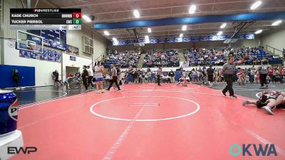 100 lbs Consolation - Kade Church, Skiatook Youth Wrestling vs Tucker Piersol, Claremore Wrestling Club
