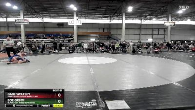 85 lbs Cons. Round 4 - Boe Grimm, Blackfoot Wrestling Club vs Gabe Wolfley, Snake River Youth Wrestling