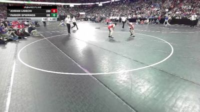 D3-113 lbs Semifinal - Parker Spierings, Brillion vs Jordan Lisiecki, Lomira