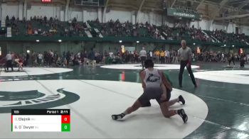 165 lbs Quarterfinal - Izzak Olejnik, Northern Illinois University vs Sean O`Dwyer, Ohio University