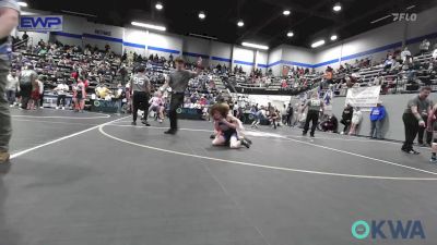 70 lbs Quarterfinal - August Milligan, Pauls Valley Panther Pinners vs Sam Burrows, Noble Takedown Club