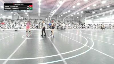 132 lbs Round Of 64 - Sanai Villagran, CA vs Gabriella Ramos, MA